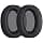 kwmobile 2 x Foam Ear Pads Compatible with Sony WH-H910N Headphones Black - Image 2