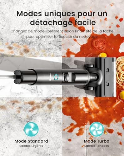 Lefant LS200 Aspirateur Balai Laveur Intelligent sans Fil pour Sols Durs, 20kPa, Autonettoyage avec Racleur Résistant, Nettoyage et Lavage en Un Seul Passage, Jusqu’à 230 ㎡, Réservoir d’Eau 700 ML - Image 3