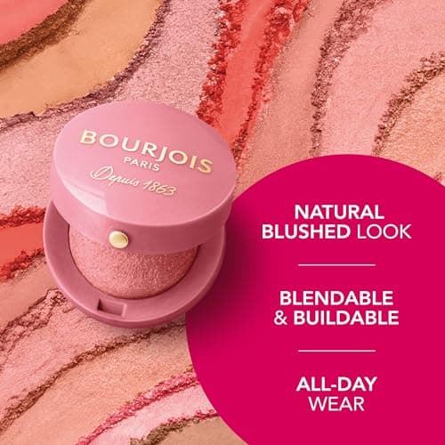 Bourjois Little Round Pot Blusher 95 Jasper Rose, 2.5 g - Image 6