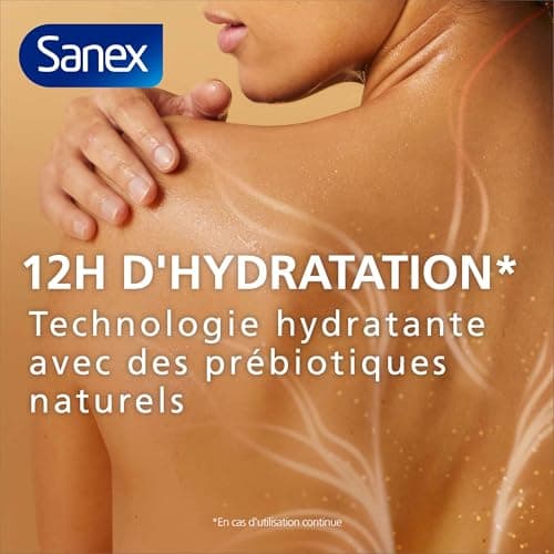 SANEX - Gel Douche Derma Care - Hypoallergénique - 12h d'Hydratation - Peaux Sensibles - 700ml - Image 4