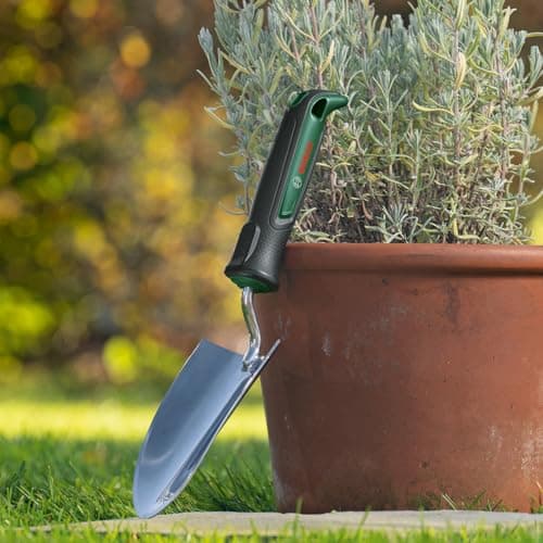 Bosch Outil à main de jardin Truelle (creuser/désherber, robuste, acier inox, manche souple, design ergonomique) - Image 3