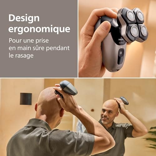 Philips Head Shaver Pro 7000 Series - Head Shaver for Men and Women, 360° Flexible Head and ComfortCut Blades for an Effective and Gentle Shave, Model HS7980/15 - Image 7