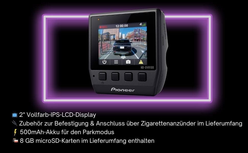 Pioneer Car Multimedia ND-DVR100 On-Board Camera - Image 4