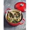 LE CREUSET, Signature Enamelled Cast Iron Casserole Dish with Lid, Diameter 34 cm, Round, Suitable for All Heat Sources (Induction Included), Capacity: 12 L, Cherry Red - Image 8