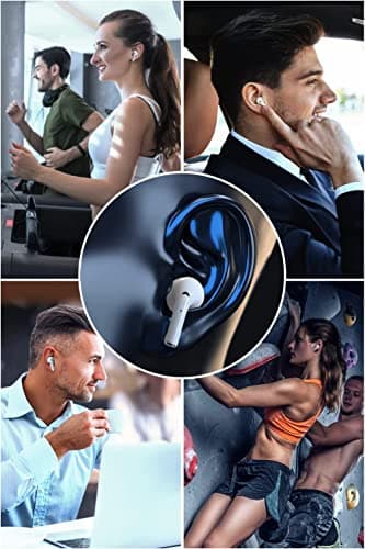 Wireless Bluetooth Headphones, Bluetooth 5.4 Wireless Earphones, Hi-Fi Stereo Sound Earphones, 50H CVC Playback Time Reduction Headphones for iOS Galaxy Xiaomi Oppo Android - Image 5