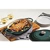 Le Creuset Signature Enamelled Cast Iron Rectangular Casserole with Assist Handle, 31x cm, 3.4 Liters, Volcanic, 21112310902430 - Image 7