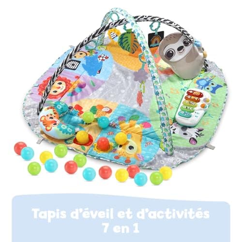VTech - Maxi 7-in-1 Sensory Play Mat, Ball Pool, Activity and Development Toy, Luminous Xylophone, Rattles, Newborn Gift - Image 3