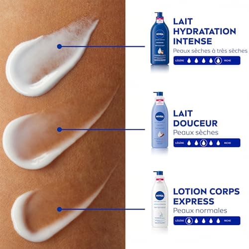 NIVEA Intense Hydration Body Lotion 72H (1 x 250ml) - Nourishing Milk with Pure Hyaluronic Acid & Sweet Almond Oil - Moisturizing Body Cream for Dry to Very Dry Skin - Image 8