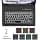 JADEMALL Keyboard Case for Samsung Galaxy Tab A9 8.7 Inch 2023, Keyboard for Galaxy Tab A9 8.7 Inch, AZERTY Detachable Backlit Keyboard for Samsung Galaxy Tab A9 8.7-Inch, Black - Image 6