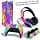 Finest Folia Design Cover R140, Self-Adhesive Vinyl Protective Film, Anti-Scratch, Compatible with PS5, for Game Console Controller Housing (Controller Game No.22, Multicolor Triangles) - Image 7
