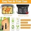 160pcs Air Fryer Ninja Baking Paper 10.4L, Baking Paper for Ninja Foodi Flex Air Fryer AF500EU, Disposable Paper Liner Air Fryer Accessories for Ninja AF500EU (160pcs) - Image 6