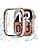 Kamita Waterproof Case for Apple Watch Series 11/Series 10 42mm, PC Bumper Case with Tempered Glass Screen Protector, Shockproof Waterproof Protective Case Cover for iWatch 11/iWatch 10 (Rose Gold) - Image 2