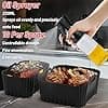 Accessories Air Fryer Moulinex Dual Easy Fry XXL 11L, Silicone Mould for Moulinex Double Air Fryer EZ942BF0 EZ9428F0, Baking Paper, Air Fryer Grill, Kitchen Oil Spray, Muffin Mould, etc. - Image 7