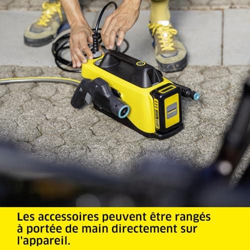 Kärcher OC 6-18 Medium Pressure Cordless Cleaner, Pressure: 24 Bar, Flow Rate: 200 l/h, Weight: 2.5 kg, Pressure Gun, Flat Jet Nozzle, Flexible, Compatible with Kärcher 18V Battery Not Included - Image 7