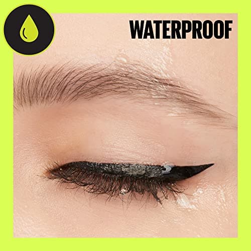 Maybelline New York - Eyeliner Feutre Waterproof Ultra-Pigmenté - Pointe Précision - Tenue 24H - Tattoo Liner Ink Pen - 880 Jet Black (Noir) - Image 4