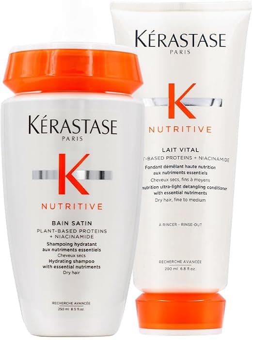Kerastase Nutritive Bain Satin 250ml Vital Milk 200ml - Image 1