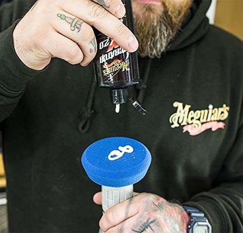 Meguiar's G190200EU Kit Efface-Rayures Rapide - Élimination Facile des Éraflures sur Carrosserie - Contient Tampon Mousse, ScratchX 2.0 et Serviette Microfibre pour Finition Brillante - Image 5