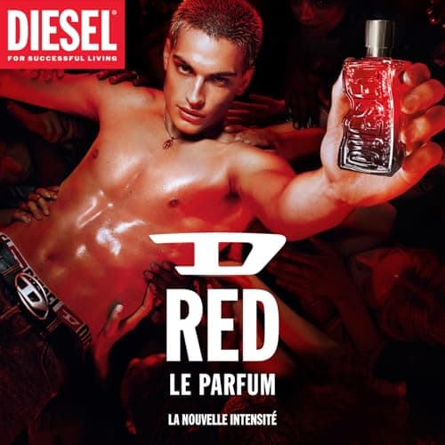 Diesel D Red Perfume for Men, Woody Fern, Intense and Bewitching, Fresh and Burning, Gift Idea for Him - Image 5