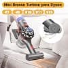 Mini Nozzle Turbine Brush for Dyson V7 V8 V10 V11 V15 Mattress Sofa Brush Soft Turbine Quick Release Brush for Car Seat Chair Removes Dust Mites and Allergens - Image 3