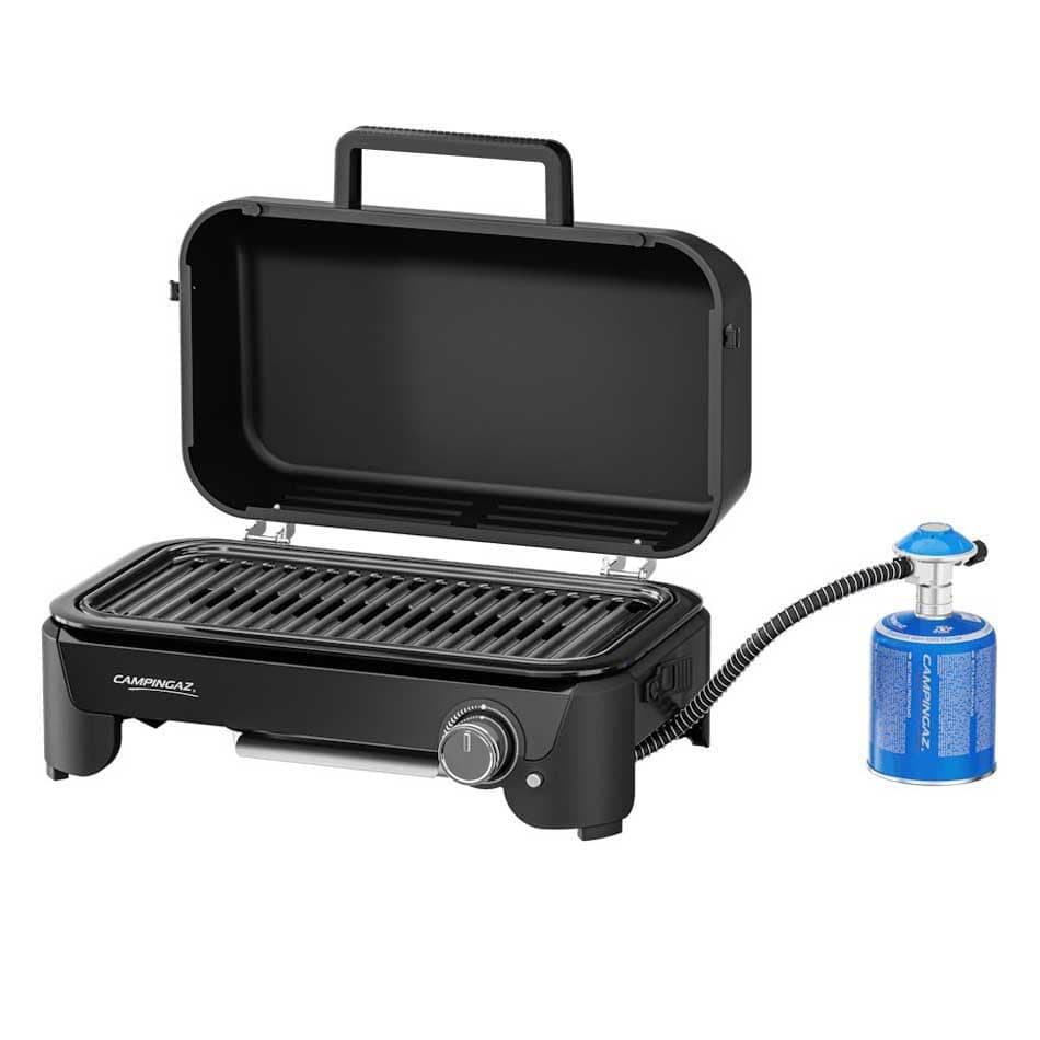 Campingaz Tour & Grill S Gas Barbecue | Can Be Used as Table or Free Standing Barbecue | Portable Barbecue with Lid & Removable Feet | for Camping, Balcony and Patio | 2400 W - Image 5