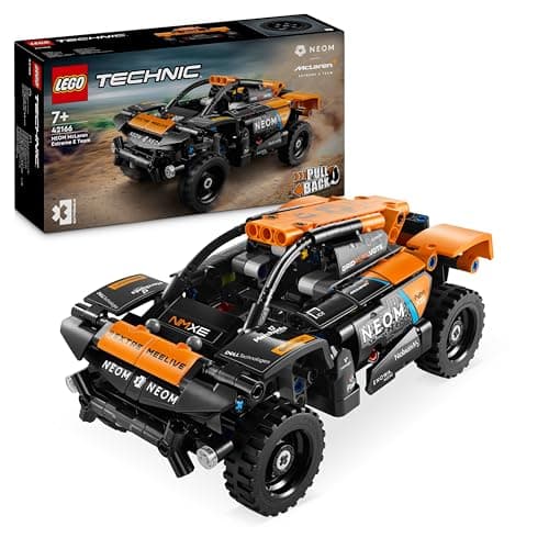LEGO Technic NEOM McLaren Extreme E Race Car, Jouet de Voiture à Rétrofriction pour Enfants, à Construire, Cadeau Technique pour Garçons et Filles Dès 7 Ans 42166 - Image 2