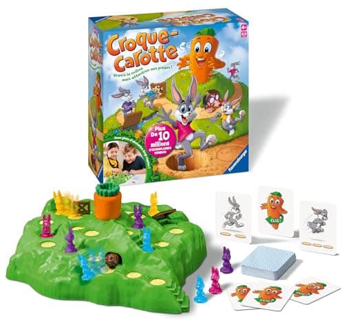 Ravensburger - Croque Carotte - Jeu de Société Rigolo - Jeu pour Famille avec Enfants - Course de Lapins Amusante - 2 à 4 Joueurs dès 4 Ans - 22223 - Version française - Image 5