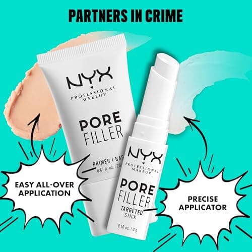 NYX Professional Makeup Smoothing Stick Foundation Base, Infused with Vitamin E, Pore Filler, Transparent - Image 4