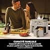 Ninja Air Fryer Dual Zone MAX Digital, Large Capacity Hot Air Fryer, 9.5 L, Oil Free, Air Fry, Crispy max, Bake, Roast, Dehydrate, Warm, Stone/Gold, DZ400EUSTGD - Image 7