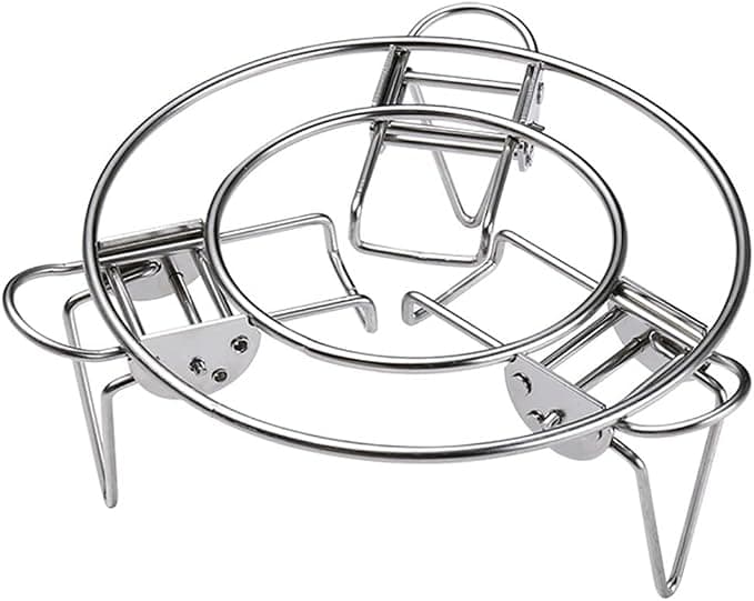 Cuiseur vapeur réglable en acier inoxydable 304 Insert pliable pour autocuiseur et Instant Pot, 16-24 cm - Image 1