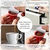200 x Heat Seal Aluminium Caps, 37 mm Espresso Coffee Capsules Compatible with Nespresso Original Line Machines (No Capsule Cup, Style 2) - Image 6