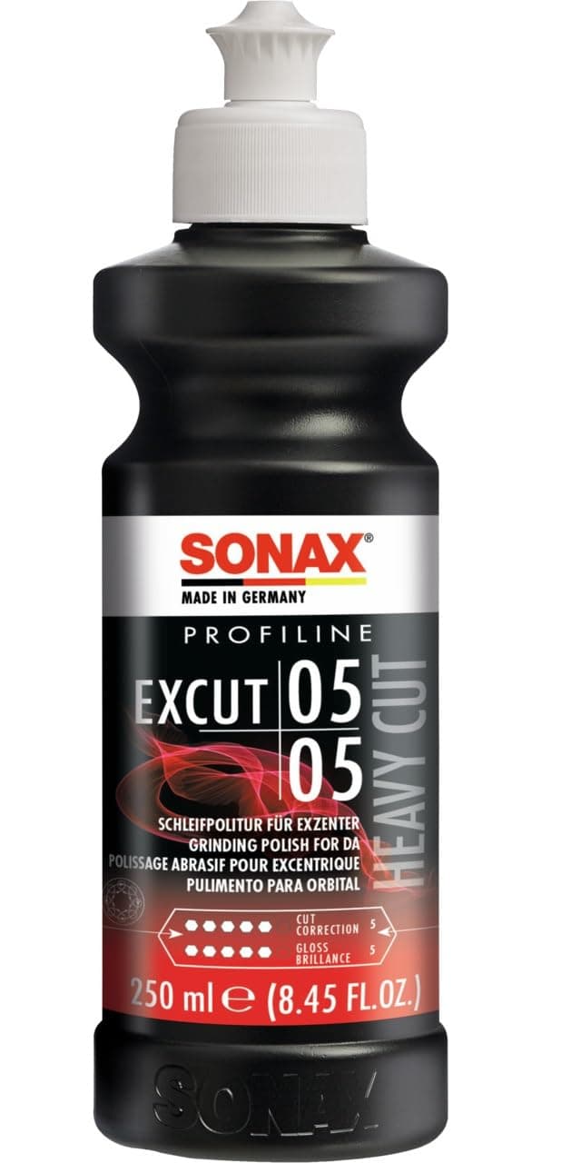 SONAX PROFILINE ExCut 05-05 (250 ml) pâte abrasive pour polisseuses excentriques avec finition brillante pour peinture rayée | Réf: 02451410 - Image 9