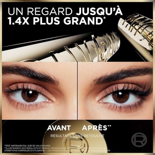 L'Oréal Paris - Panoramic Volume Mascara - Expanded Lashes - No Bundles - Expanded Look - Stretch-Flex Technology - Panorama Volume Million Lashes - Black - Image 5