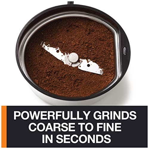 KRUPS Fast Touch Electric Coffee Grinder, Capacity 75 g, 200 Watts, F2034210, Black - Image 5