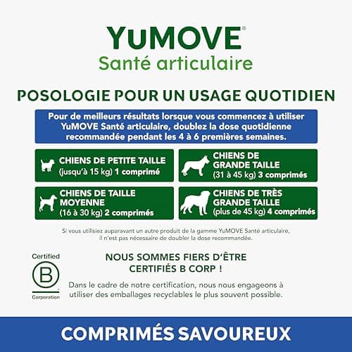 YuMOVE Osteoarthritis Dog - Joint Supplement for Senior Dogs - 120 High Concentration Tablets - With Green Mussels, Glucosamine and Chondroitin for Joints and Mobility - Image 8