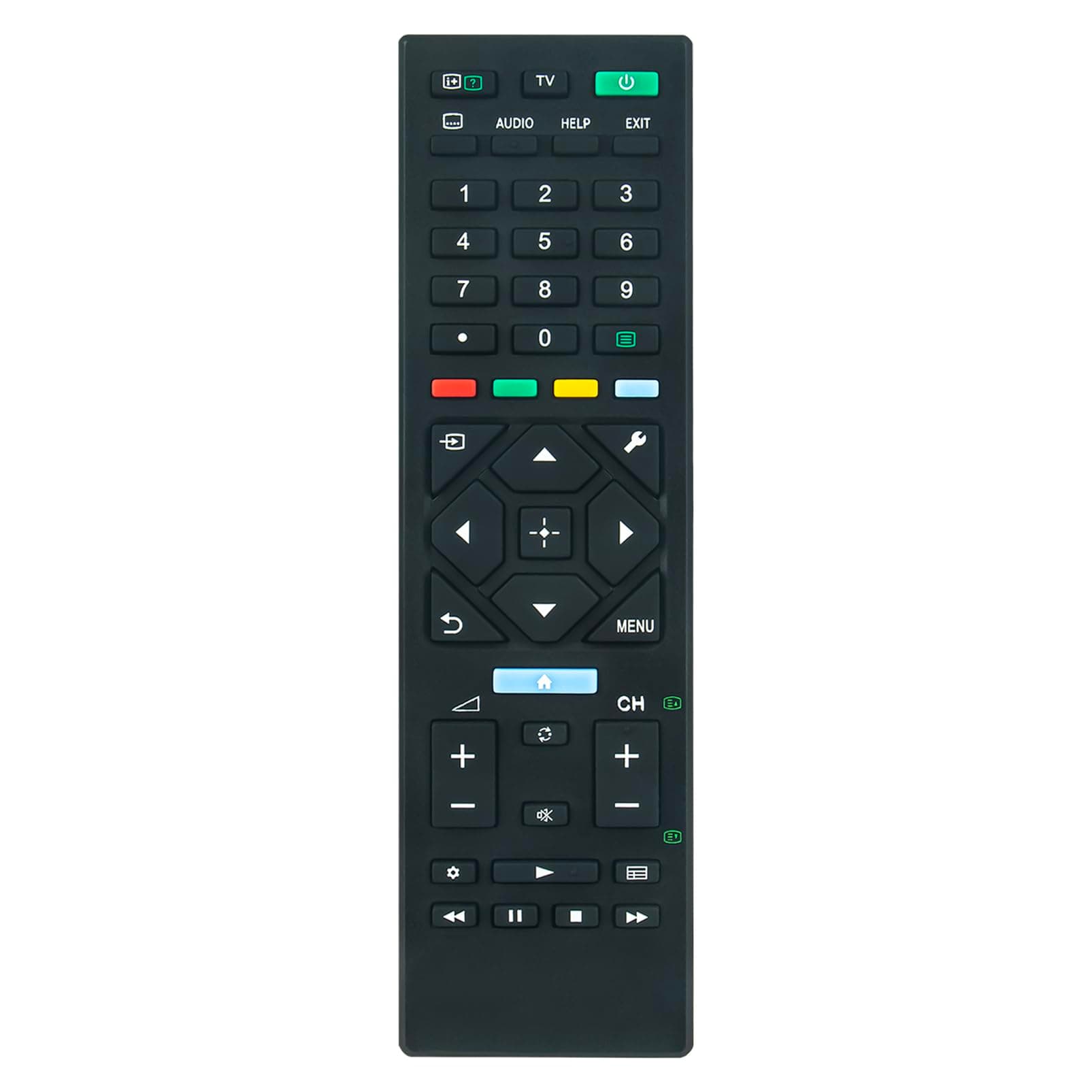 RMT-TX450E Replacement Remote Control Compatible for Sony Bravia TV KD-50X80L XR-75X90L XR-77A83L XR-65X90L XR-55X90L XR-65A80L XR-98X90L XR-55A80L XR-65X90L XR-55A84 4 L XR-L 65 A95L KD-43X75WL XR