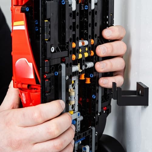 Wall Mount Compatible with Lego F1 Technic Ferrari SF-24 42207 - Made in the UK - Car Not Included - Screws and Plugs Included - Image 3