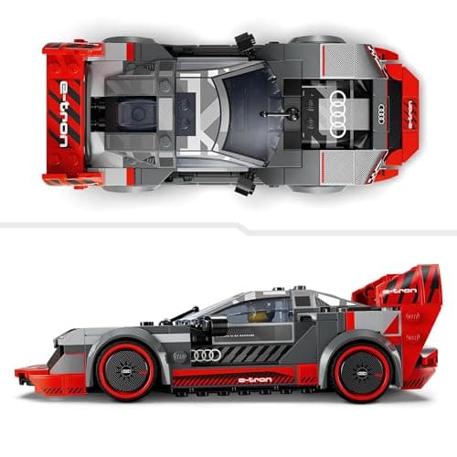 LEGO Speed Champions Voiture de Course Audi S1 e-Tron Quattro Véhicule Jouet, Set de Construction pour Enfants, Idée Cadeau pour Garçons et Filles Dès 9 Ans, Jeu en Autonomie, Déco pour Chambre 76921 - Image 5