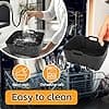 Silicone Air Fryer Mould for Moulinex Air Fryer Two Compartments, Extra Large Capacity 11L EZ942BF0, Reusable Accessories Dish Basket Silicone for Tefal Dual Easy Fry XXL EY942BE0 - Image 5