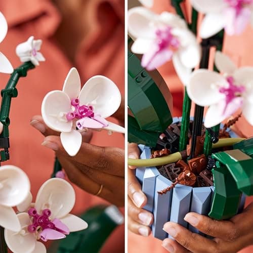 LEGO Botanicals L’Orchidée - Plantes ou Fleurs Artificielles d'Intérieur pour Décoration de Maison - Loisirs Créatifs pour Adulte - Idée Cadeau pour Femme ou Homme 10311 - Image 6