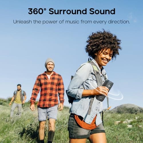 Tribit StormBox 2 Bluetooth Speaker with 34W 360° Surround Sound, XBass Technology, 24H Battery Life, IPX7 Waterproof, Bluetooth 5.3, TWS Pairing Portable Wireless Speaker for Outdoor Use - Image 3