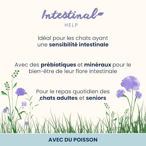 Almo Nature Functional - Intestinal Help - Nourriture Humide pour Chats Adultes et Matures avec Sensibilité Intestinale - au Poisson - Soutien pour Le Microbiote - 70g (Lot de 30) - Image 3