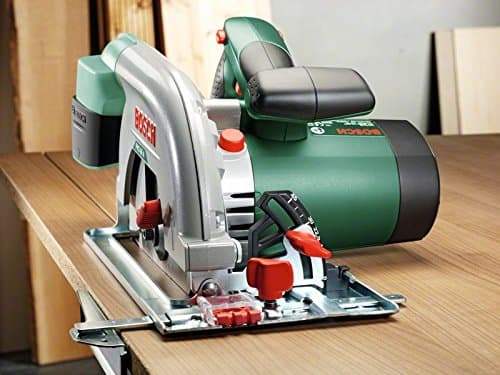 Bosch Scie circulaire PKS 66 A (sciage précis du bois, 1600 watts, profondeur de coupe max. 66 mm, dans une boîte) - Image 4