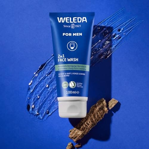 WELEDA - Gel nettoyant 2en1 visage et barbe Homme - Nettoie en profondeur, prévient les impuretés et réduit l'excès de sébum - NATRUE* - Vegan*** -100 ml (Lot de 2) - Image 8