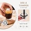 Reusable Stainless Steel Coffee Capsule for Nespresso - Refillable Filter with Spoon and Brush (2 Capsules) - Image 6