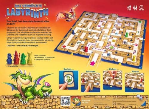 Ravensburger Family Game 26955 The Mad Labyrinth Classic Board Game for 2 4 People 7 Years Old - Image 3