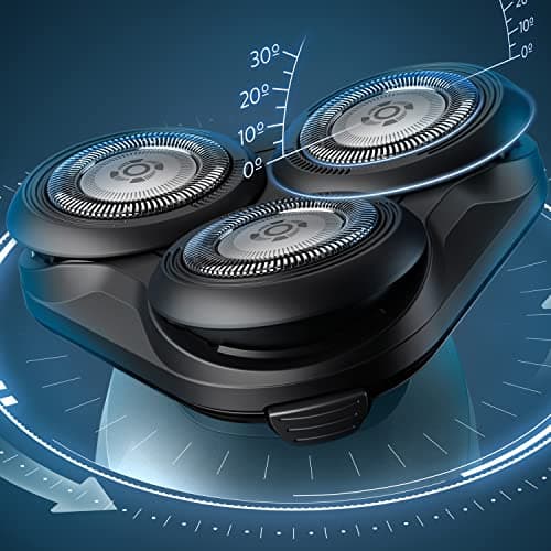 Philips Series 5000, Rasoir électrique 100 % étanche, Lames ComfortTech à 360°, Têtes de contour, Affichage avancé, Tondeuse de précision SmartClick, S5466/18 - Image 7