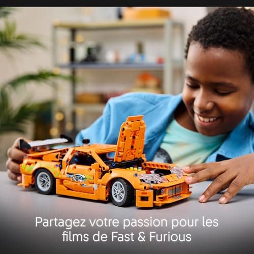 LEGO Technic Fast and Furious Toyota Supra MK4 - Jeu de Construction avec Voiture de Course – Inclut Un Moteur 6 cylindres et Un Capot ouvrant - Idée Cadeau pour garçons et Filles dès 9 Ans 42204 - Image 8