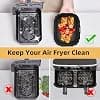 HONYAO Air Fryer Accessory for Ninja Foodi Dual Zone, 2 Pieces Silicone Air Fryer Mould Compatible with Ninja AF300EU, AF400EU, AF451EU and Other Dual Zone Air Fryer 7.6-10L - Image 4