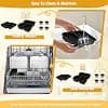9 Pcs Air Fryer Accessories Silicone Air Fryer Mould for Ninja 10.4L AF500EU, Cosori Twinfry 10L, Silicone Waffle Mould for Ninja AF400EU, AF500EU, AF451EU, SL400, BPA Free - Image 6
