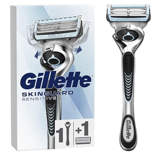 Gillette SkinGuard Sensitive Skin Flexball Razor For Men With Irritation-Prone Skin, 1 Handle, 1 Refill Blades - Image 3